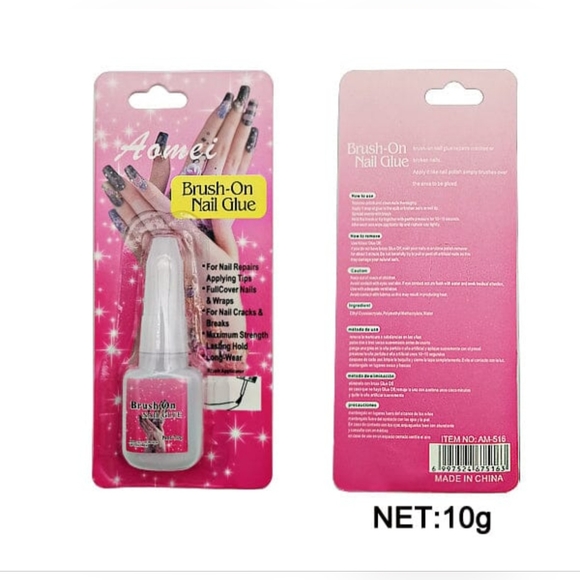 Halloween Press On Nails 12 Pc Set With Free Bottle Of Adhesive Glue New In Box - Picture 14 of 14